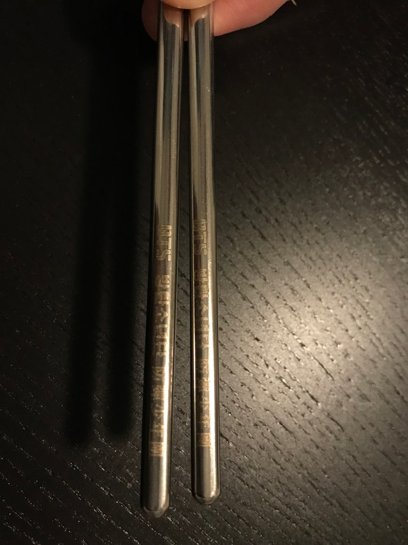 Kpop BTS Chopsticks & Spoon Set pink Korean Style Etsy