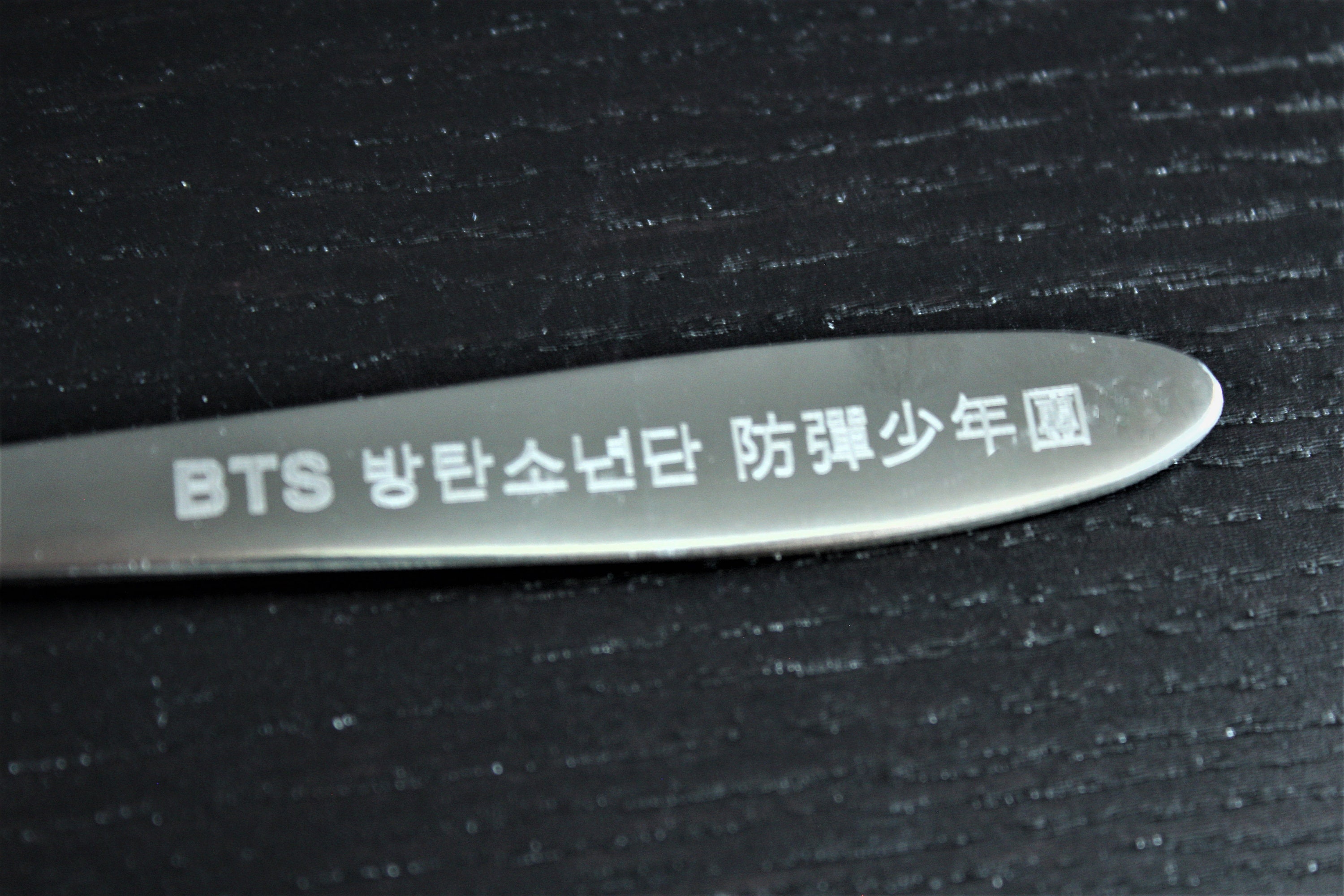 Kpop BTS Chopsticks & Spoon Set Pink Korean Style Etsy
