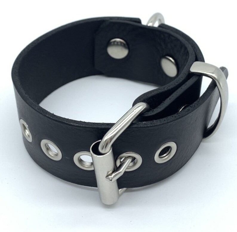 Leather Bicep Strap With Dring Made With Real Leather Great Etsy Canada