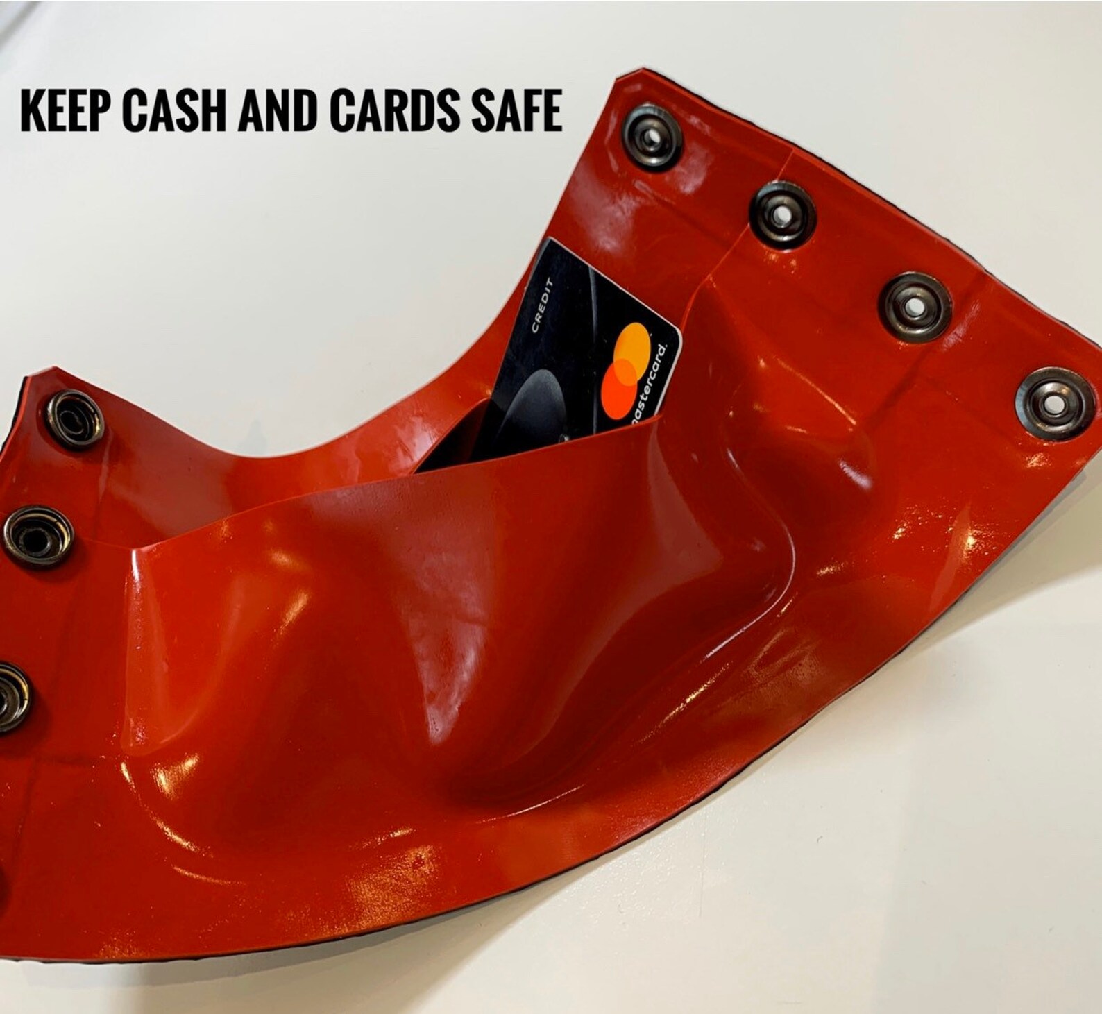 Latex Rubber Wrist Wallet, Coin Purse, Money, Fetish Gay Int, Travel