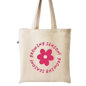 Growing Season Recycled Cotton Canvas Tote Bag
