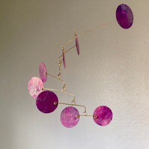 Hydrangea Hanging Mobile For Mindful Meditation & Decoration