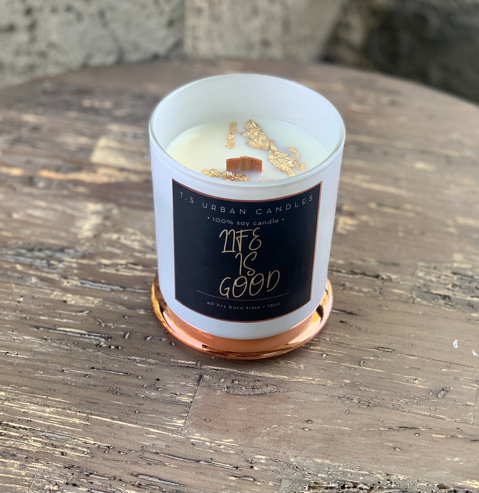 Life Is GoodScented Soy Candle Etsy