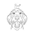 Custom Line Drawing Pet, Dog Portrait INK, Tattoo Commission, Line Art Illustration Print, Pet Sketch From Photo, Cat Outline, DIGITAL FILE product logo