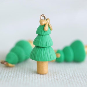 Ornamento per orecchini ad albero di Natale, regalo per le feste