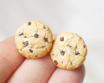 Chocolate chips charm miniblings Chocolate Cookie Handmade