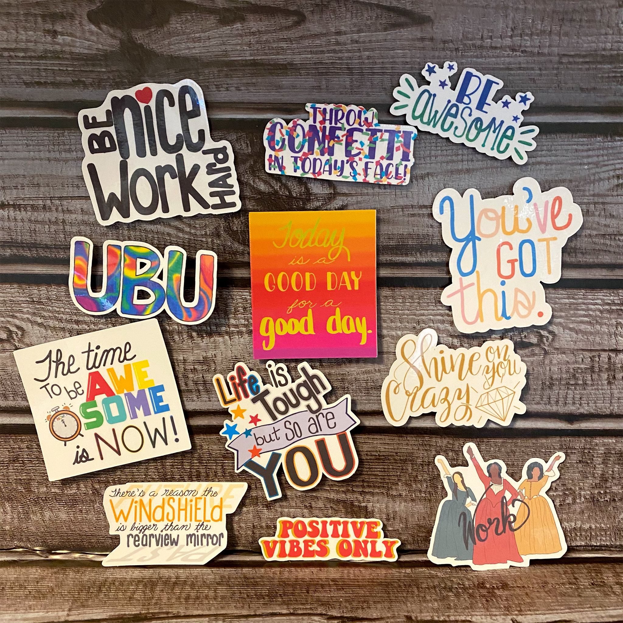 Positive Inspiring Encouraging Motivational Stickers for - Etsy