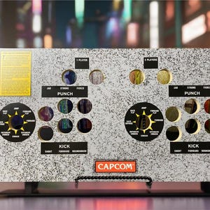 Arcade1up Street Fighter Custom Control Panel