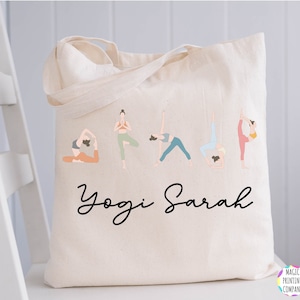 Yoga Bag Personalised Present over Shoulder meditation mindfulness best friend leggings namaste yoga clothes yoga towel Mat sport gym hoodie