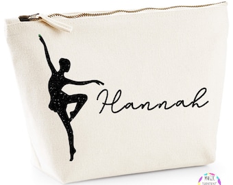 Personalised Ballerina Bag- Ballet Make up Bag - Dancer Make up bag - Dance gift- Dance Make up bag - Show gift - Dance Competition gift