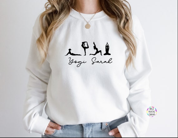Yoga Sweatshirt T-shirt Personalised Present Yogi meditation leggings  namaste yoga clothes yoga towel Mat Yoga Sweater gym hoodie yoga gift