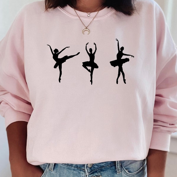 Ballet Sweatshirt Gift For Dancer, Ballerina Jumper Uniform Dance Sweatshirt, Dance  Gift, Dance Teacher Coach T-Shirt Dance Gift Nutcracker