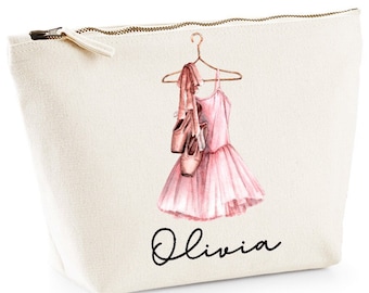 Ballerina Bag- Personalised Ballet Make up Bag - Dancer Make up bag - Dance gift- Dance Make up bag - Show gift - Dance Competition gift