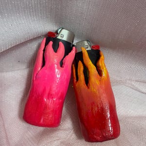Fire flame Lighter case