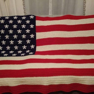 American Flag Afghan Pattern