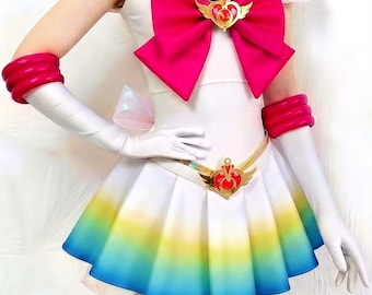 Princesa Cosplay Traje Arco Iris HECHO A MEDIDA Hecho a mano