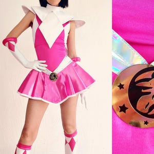 pink power ranger costume dress Pink Ranger Deluxe Child Costume