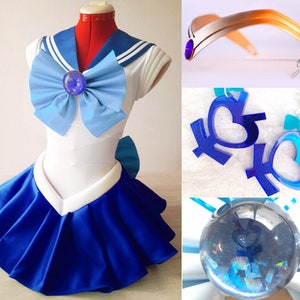 Disfraz de princesa Cosplay bleu eau HECHO A MEDIDA Hecho a mano