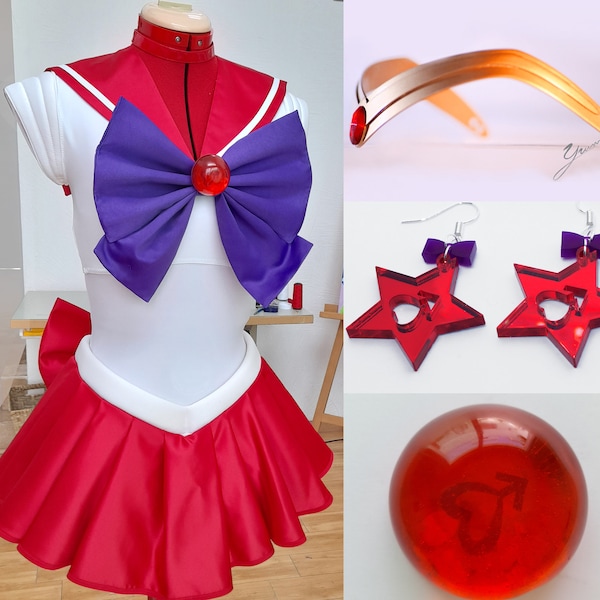 Disfraz de princesa de fuego rojo cosplay HECHO A MEDIDA Hecho a mano