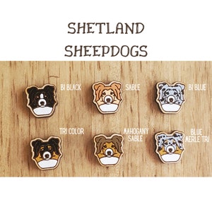 Handpainted SHELTIE Earrings