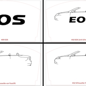 VW EOS Windschott hinten für die Fahrt zu Viert ohne oder mit Wunschgravur, auch andere Gravuren möglich Bild 6