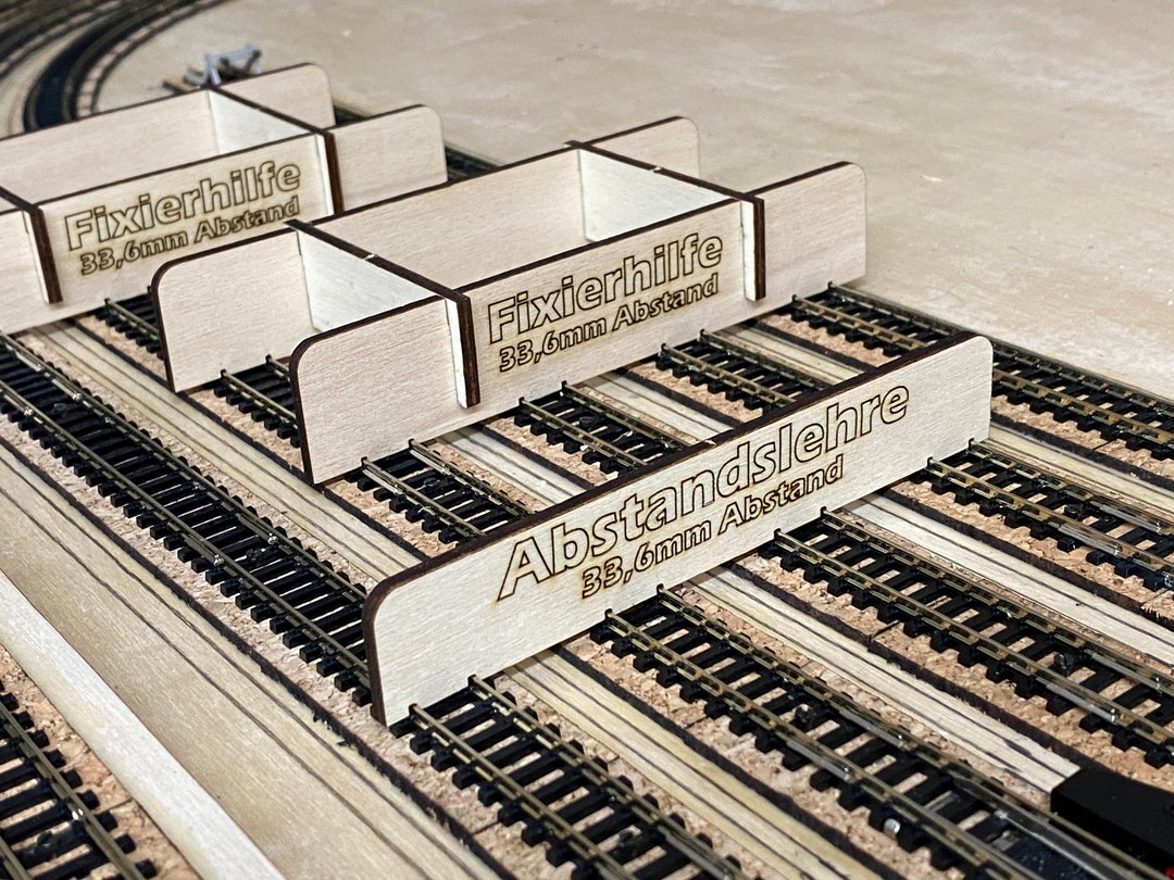 Parallelgleislehre H0 Anlagenbau Modelleisenbahn Modular