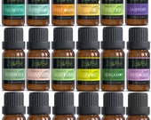 18 Essential Oil Set Diffuser Aromatherapy 100 Therapeutic Grade Lavender Peppermint Tea Tree Frankincense Oregano
