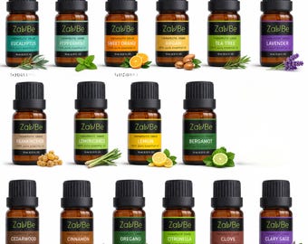 Premium 16 Essential Oil Set – 100% Pure Therapeutic Grade Oils for Diffuser, Aromatherapy, Relaxation & Gift Giving