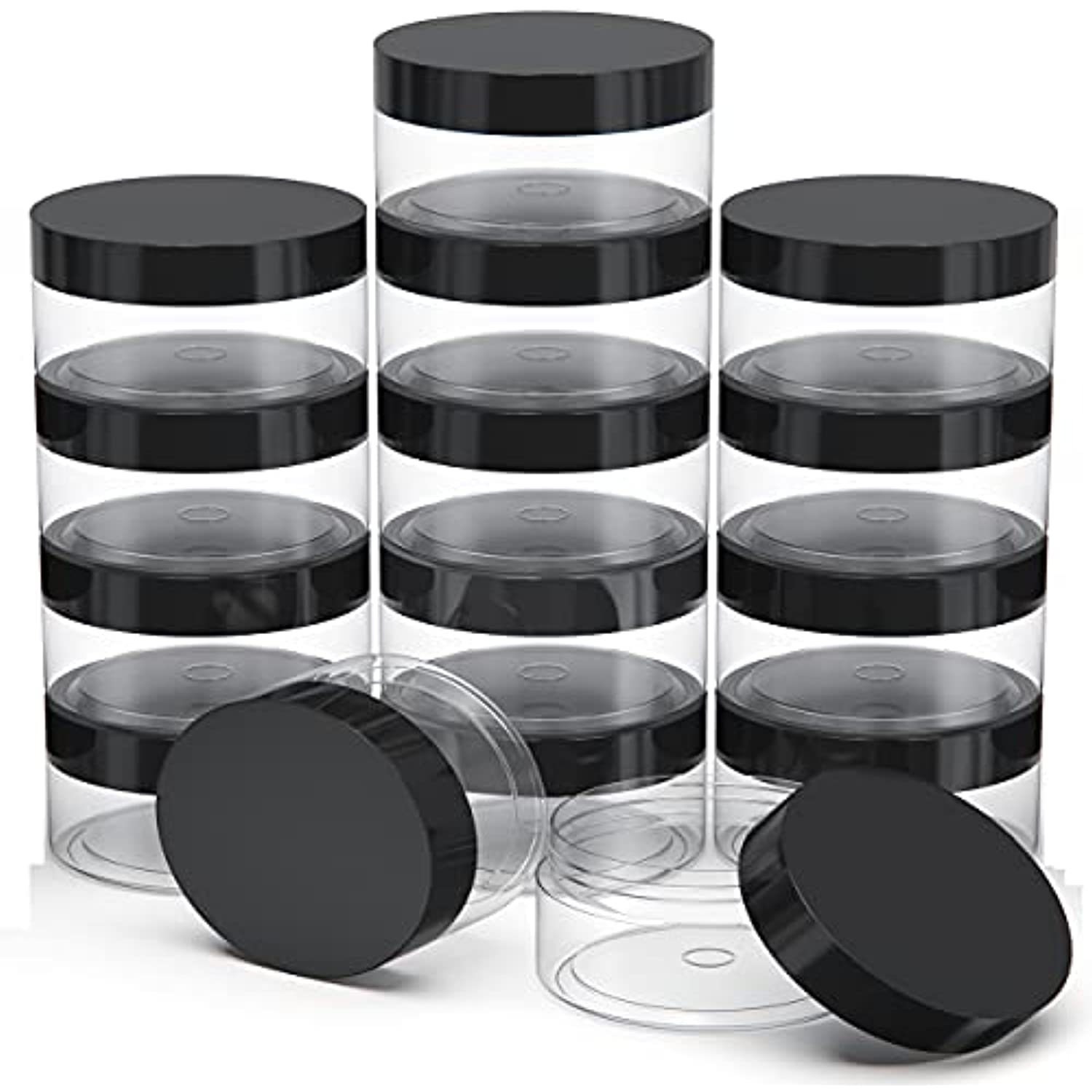 Case of 24-4 Oz. Shallow Round Steel Tins W/lids. Case of 24. 