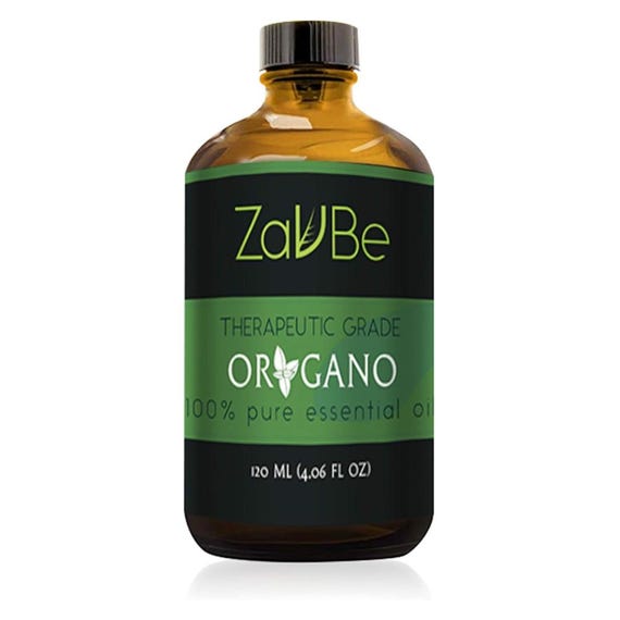 ZAVBE Pure Oregano Oil: Therapeutic Grade, 100% Natural - 120mL/10mL