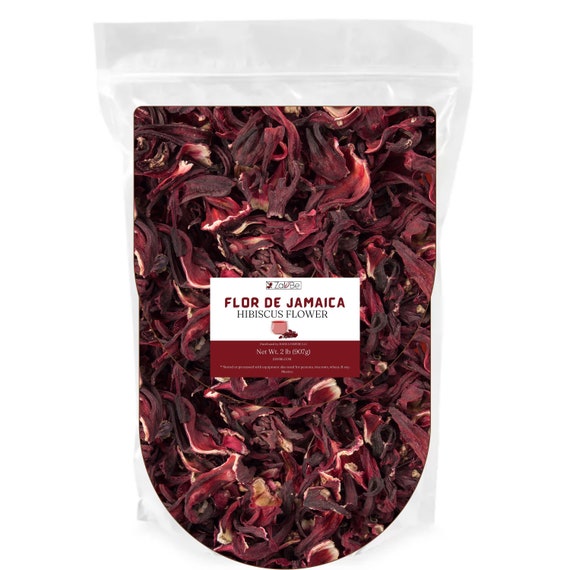 Hibiscus Tea Dried Hibiscus Flowers Loose Leaf, Mexican Agua Fresca, Flor de Jamaica, Sorrel.