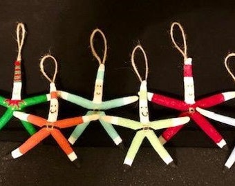Starfish Christmas ornaments