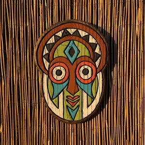 Tiki Mask Wall Decor