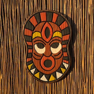 Tiki Mask Wall Decor