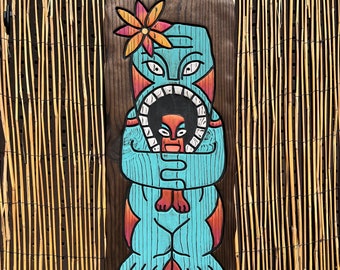 Cannibal Tiki - Wood Carving