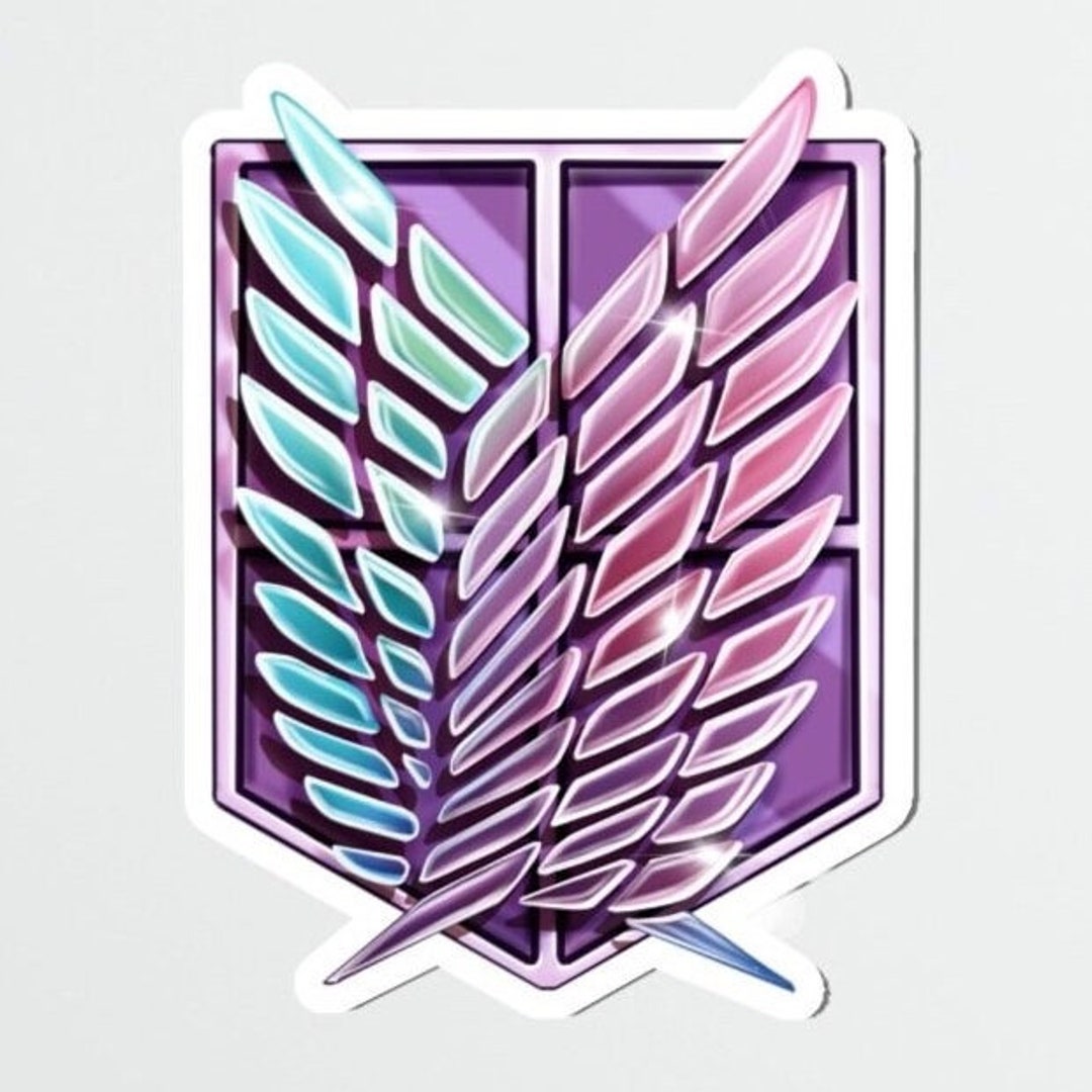 AOT Pastel Scout Badge Sticker Etsy