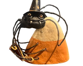 Scott Smith Rucus Studios Bethany Lowe  Spider Candy Corn Candy Dish