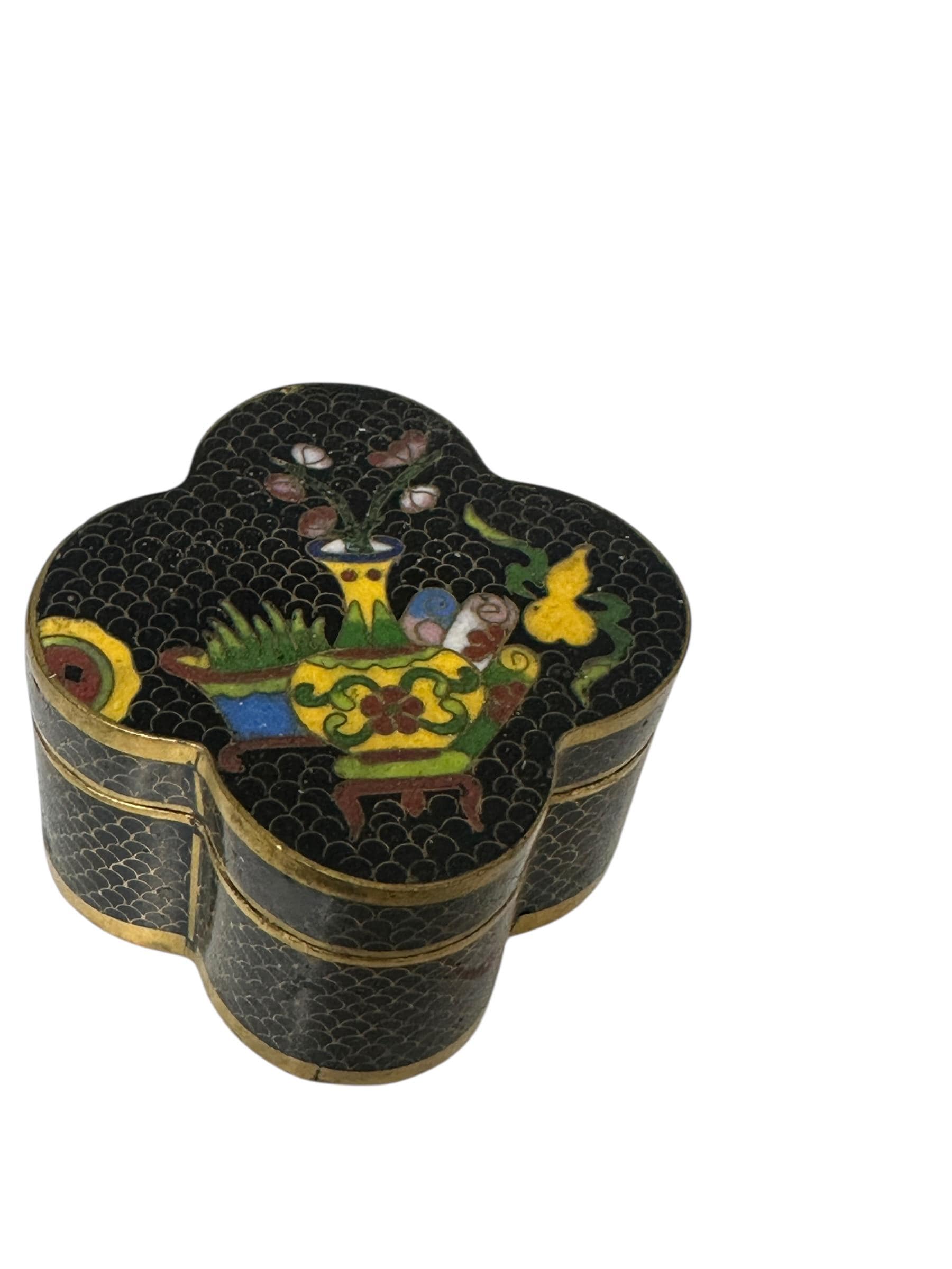 ヴィンテージ七宝焼小物入れ - Etsy 日本