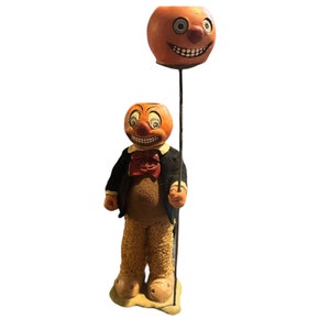 BRUCE ELSASS for Bethany Lowe Halloween Potato Pumpkin Head Figure