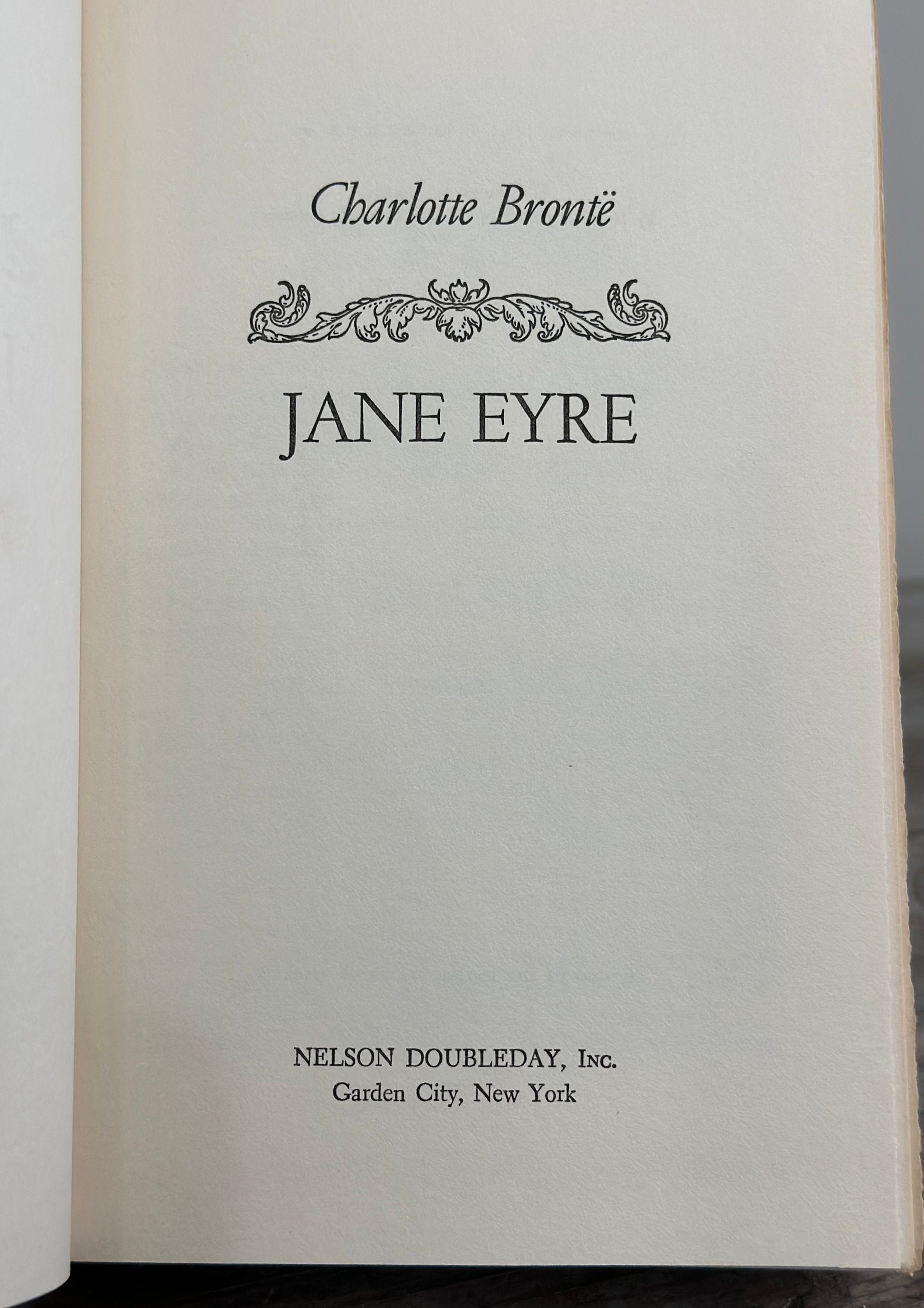 Jane Eyre Written By Charlotte Bronte Jane Eyre by Charlotte Bronte Vintage Edition Published in 1950 - Etsy
