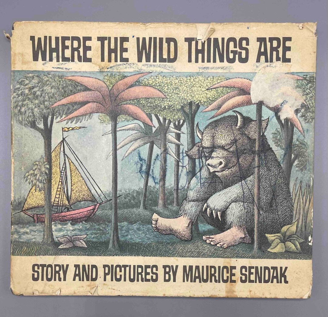 Where the Wild Things Are by Maurice Sendak Vintage 1963 Edition Early ...