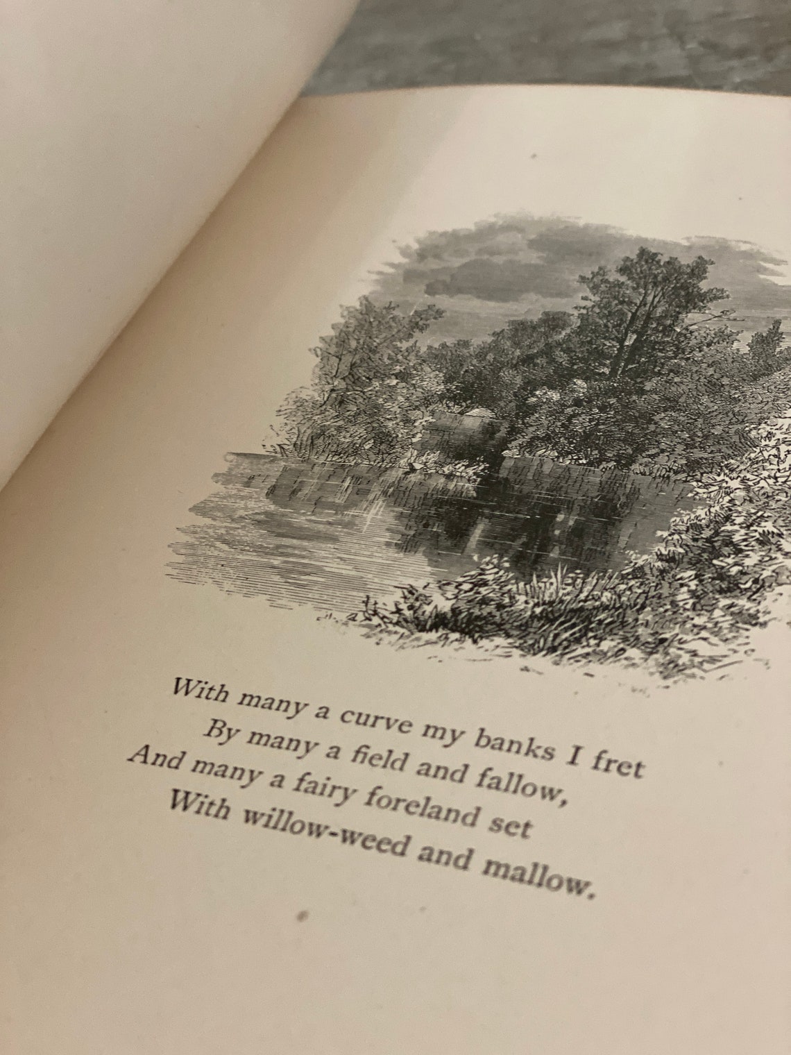 The Song of the Brook by Alfred Tennyson 1883 Decorative Etsy