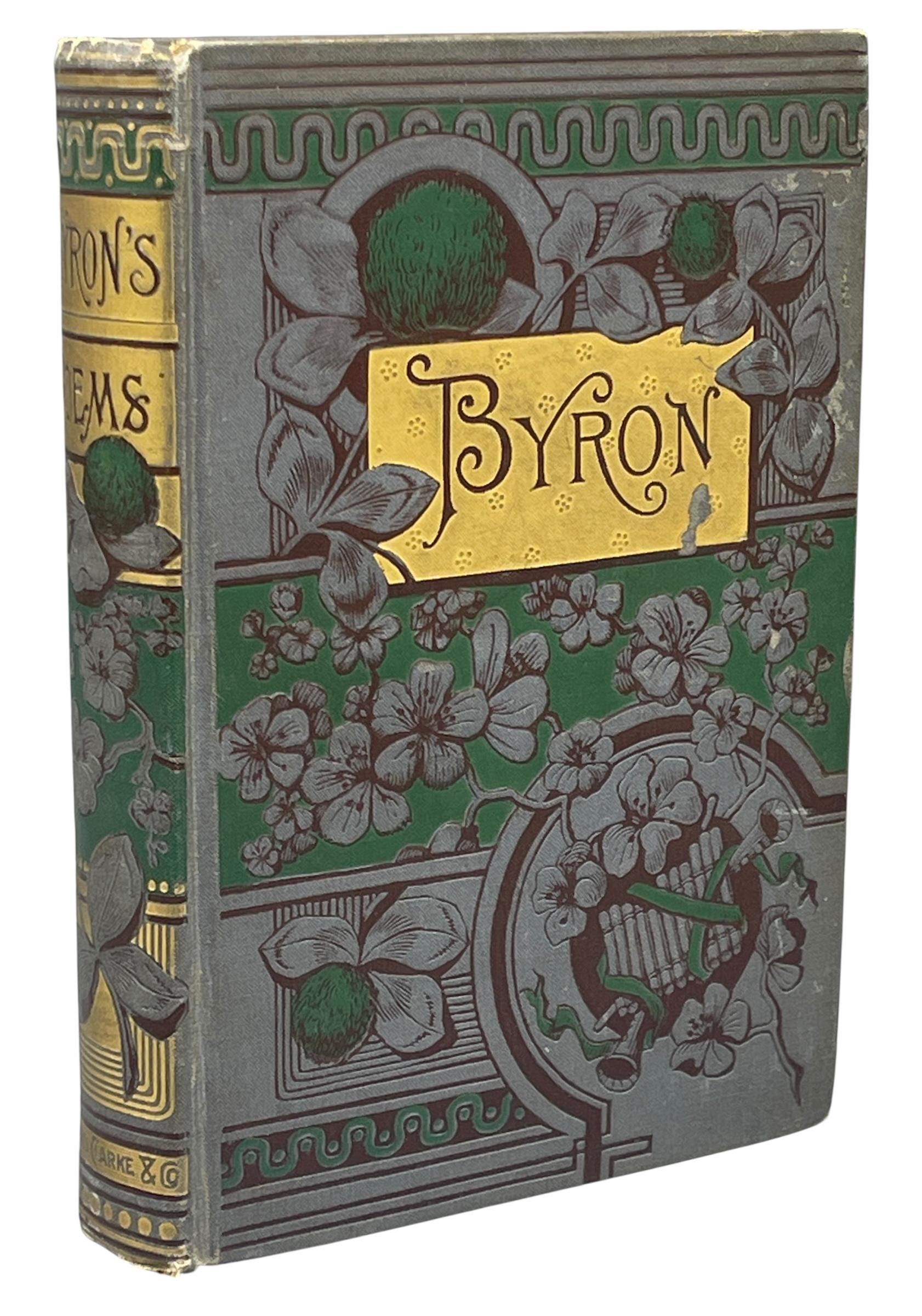 The Poems and Dramas of Lord Byron / 1885 Antique Decorative Binding - Etsy