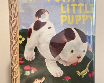 VERY VERY RARE : Little Poky Puppy Quilting Treasures Cloth Book