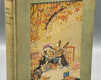 Alice&#39;s Adventures In Wonderland Lewis Carroll 1935 Illustrated Edition Gwynedd Hudson