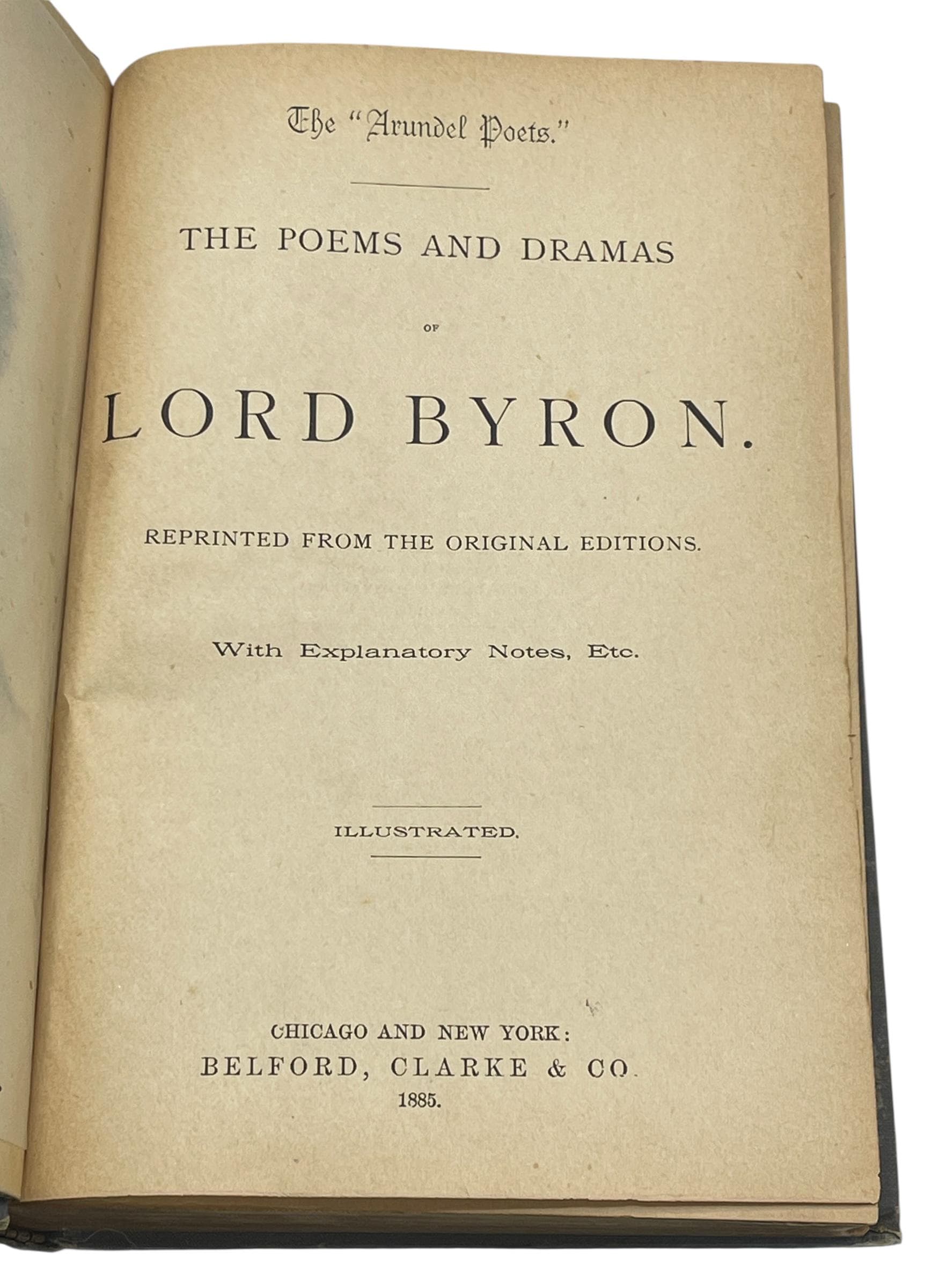 The Poems and Dramas of Lord Byron / 1885 Antique Decorative Binding - Etsy