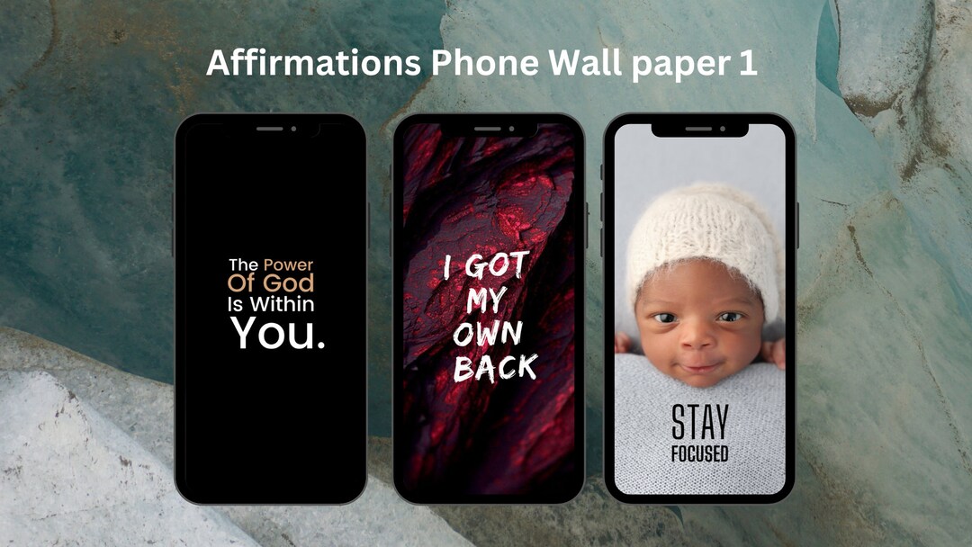3 Affirmation Wallpapers for iPhone & Android – Ios 16 Lock Screen ...