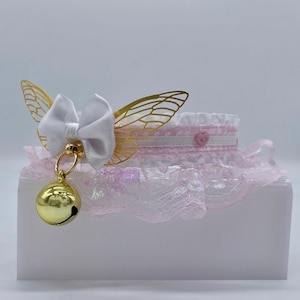 Angel Kitten Cosplay/Neko/PetPlay/Lolita/Kemonomimi/KittenPlay Collar