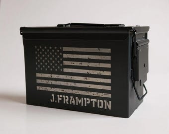 Personalized Engraved Ammo Can: Groomsmen Gift, Hunter Gift