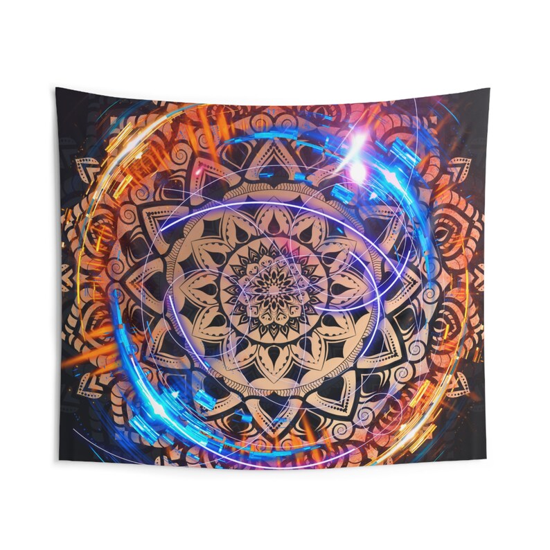 Mandala Tapestry Wall Hanging Indian Polyester Tapestries Bedspread